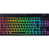 Razer BlackWidow V4 Low-Profile RGB clavier gaming mécanique Noir, Layout US (QWERTY), Razer Low-Profile Orange, 80% (TKL)
