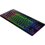 Razer BlackWidow V4 Low-Profile RGB clavier gaming mécanique Noir, Layout US (QWERTY), Razer Low-Profile Orange, 80% (TKL)