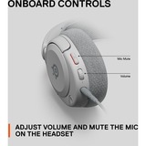 SteelSeries Arctis Nova 1P  casque gaming over-ear Blanc, PC, PlayStation 4, PlayStation 5, Xbox, Nintendo Switch