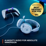 SteelSeries Arctis Nova 1P  casque gaming over-ear Blanc, PC, PlayStation 4, PlayStation 5, Xbox, Nintendo Switch