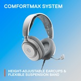 SteelSeries Arctis Nova 1P  casque gaming over-ear Blanc, PC, PlayStation 4, PlayStation 5, Xbox, Nintendo Switch