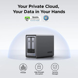 UGREEN NASync DXP2800 Gris, 2,5GbE, HDMI, USB-C