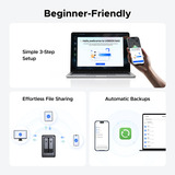 Ugreen NASync DXP2800 Gris, 2,5GbE, HDMI, USB-C