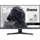 iiyama G-Master Black Hawk G2445HSU-B2 23.8" Moniteur gaming  Noir, 100 Hz, HDMI, DisplayPort, USB, Audio