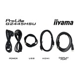 iiyama G-Master Black Hawk G2445HSU-B2 23.8" Moniteur gaming  Noir, 100 Hz, HDMI, DisplayPort, USB, Audio