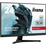iiyama G-Master Red Eagle GB2470HSU-B6 24" Moniteur gaming  Noir, HDMI, DisplayPort, USB, Audio