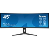 iiyama ProLite XCB4594DQSN-B1 44.5" Moniteur UltraWide incurvé  Noir, 165Hz, HDMI, DisplayPort, USB-C, RJ45 (LAN), Audio, AMD Free-Sync