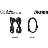 iiyama ProLite XU2493HS-B6 23.8" Moniteur  Noir, 75 Hz, HDMI, DisplayPort, Audio, AMD Free-Sync