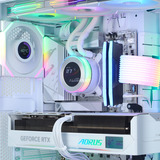 ALTERNATE Pure Lian Li White R7-5080, PC gaming Blanc, Ryzen 7 9850X3D | RTX 5080 | 64 Go | 4 To SSD