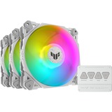 ASUS Asus TUF GAMING TF120 ARGB 3IN1, Ventilateur de boîtier Blanc