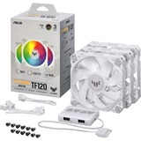 ASUS Asus TUF GAMING TF120 ARGB 3IN1, Ventilateur de boîtier Blanc