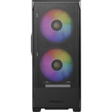 Antec NX416L  boîtier midi tower Noir | 1x USB-A | 1x USB-C | Window