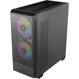 Antec NX416L  boîtier midi tower Noir | 1x USB-A | 1x USB-C | Window