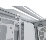 Corsair FRAME 4000D WOOD RS boîtier midi tower Blanc/bois | 2x USB-A | 1x USB-C | RGB | Verre Trempé