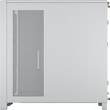 Corsair FRAME 4000D WOOD RS boîtier midi tower Blanc/bois | 2x USB-A | 1x USB-C | RGB | Verre Trempé