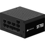 Corsair SF750, 750 Watt alimentation  Noir, 2x PCIe, 1x 12VHPWR, Gestion des câbles