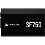 Corsair SF750 alimentation modulaire 750 watt Noir, 1x 12V-2x6, 2x PCIe