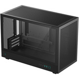 DeepCool CH260 boîtier mini tower Noir | 2x USB-A | 1x USB-C | Verre Trempé