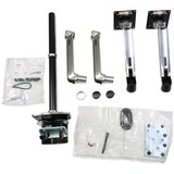 Ergotron Bras pour moniteur LX Dual Stacking avec pied haut, Support de moniteur Aluminium