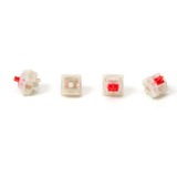 Keychron Gateron KS-3 Milky Pro Red, Switch pour clavier Rouge/Blanc, 110 pièces
