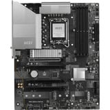 MSI PRO Z890-S WIFI6E carte mère socket 1851 Noir/Argent, RAID, 2.5Gb-LAN, Wi-Fi 6E, BT 5.4, Sound, ATX