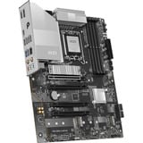 MSI PRO Z890-S WIFI6E carte mère socket 1851 Noir/Argent, RAID, 2.5Gb-LAN, Wi-Fi 6E, BT 5.4, Sound, ATX