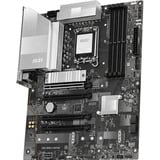 MSI PRO Z890-S WIFI6E carte mère socket 1851 Noir/Argent, RAID, 2.5Gb-LAN, Wi-Fi 6E, BT 5.4, Sound, ATX