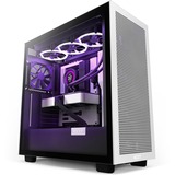 NZXT H7 Flow boîtier midi tower Blanc/Noir | 2x USB-A | 1x USB-C | Verre Trempé