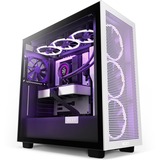 NZXT H7 Flow boîtier midi tower Blanc/Noir | 2x USB-A | 1x USB-C | Verre Trempé