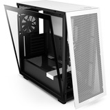 NZXT H7 Flow boîtier midi tower Blanc/Noir | 2x USB-A | 1x USB-C | Verre Trempé