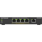 Netgear 5-Port PoE+ Gigabit Ethernet SOHO Unmanaged Switch (GS305P) Noir
