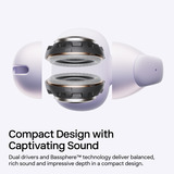 Shokz OpenDots Air casque technologie conduction osseuse Noir, Bluetooth® 6.1