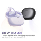 Shokz OpenDots Air casque technologie conduction osseuse Noir, Bluetooth® 6.1