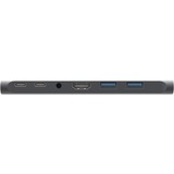 Sitecom 7 en 2 MacBook Multiport Hub, Station d'accueil Gris, USB-C, HDMI, USB-A