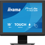 iiyama ProLite T1931SR-B2S 19" Moniteur tactile Noir, 1x DisplayPort, 1x HDMI, VGA, HDMI, DisplayPort, Audio, Touchscreen