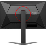 AOC  23.8" Moniteur gaming  Noir/Rouge