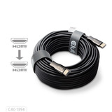 Club 3D Câble hybrid AOC HDMI Noir, 100 mètres