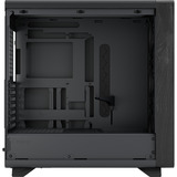Fractal Design Summit Ambience Blackout TG Light Tint boîtier midi tower Noir/bois | 2x USB-A | 1x USB-C | RGB | Window