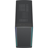 Fractal Design Summit Ambience Blackout TG Light Tint boîtier midi tower Noir/bois | 2x USB-A | 1x USB-C | RGB | Window