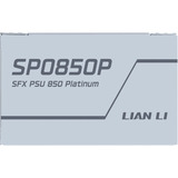 Lian Li SP Platinum alimentation  modulaire 850 watt Blanc, 1x 12V-2x6, 2x PCIe, 2x PCIe, gestion des câbles