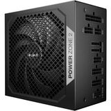 be quiet! Power Zone 2 alimentation  modulaire 1000 watt Noir, 1x 12V-2x6, 3x PCIe, 80 Plus Platinum, 1000 W, 100 - 240 V, 1070 W, 50/60 Hz, 13 A, 6,5 A