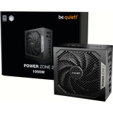 be quiet! Power Zone 2 alimentation  modulaire 1000 watt Noir, 1x 12V-2x6, 3x PCIe, 80 Plus Platinum, 1000 W, 100 - 240 V, 1070 W, 50/60 Hz, 13 A, 6,5 A