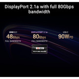 ASUS ROG Swift OLED PG32UCWM 31.5" 4K UHD Moniteur gaming  Noir