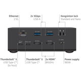 Club 3D Thunderbolt 5 13 en 1, Station d'accueil Noir