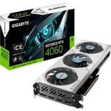 GIGABYTE GeForce RTX 4060 EAGLE ICE, Carte graphique Blanc, 2x HDMI, 2x DisplayPort