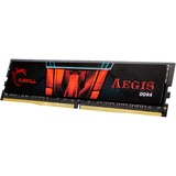 G.Skill 32 Go DDR4-2666 Kit, Mémoire vive Noir/Rouge, F4-2666C19D-32GIS, Aegis