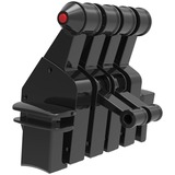 Honeycomb Aeronautical Throttle Pack pour Airbus A319 - A380, Schubregler Noir