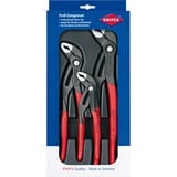 KNIPEX Ensemble Cobra® 00 20 09 V02, Set de pinces Noir, poignées avec gainage en plastique antidérapant