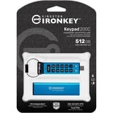 Kingston IronKey Keypad 200 512 Go, Clé USB USB-C 3.2 Gen 1