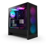 NZXT H5 Flow RGB v2 boîtier midi tower Noir | 1x USB-A | 1x USB-C | RGB | Window